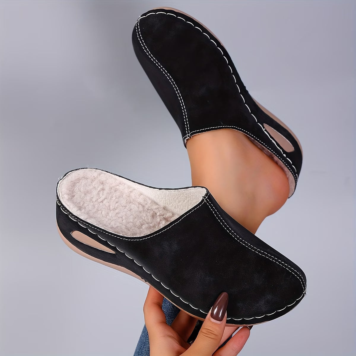 Slip Into Comfort: Women's Wedge Slippers for Home & Away