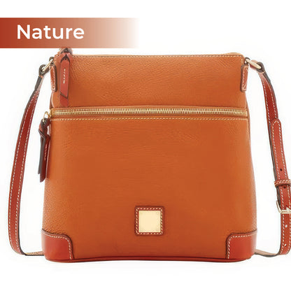Women’s Retro Pebble Leather Crossbody Bag