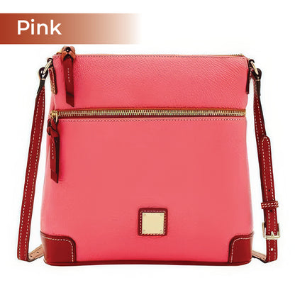 Women’s Retro Pebble Leather Crossbody Bag