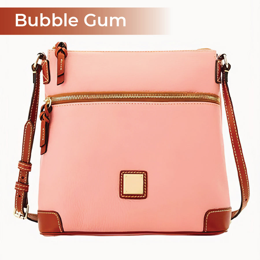 Women’s Retro Pebble Leather Crossbody Bag