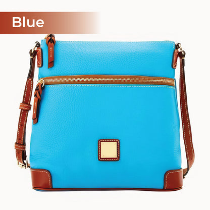 Women’s Retro Pebble Leather Crossbody Bag