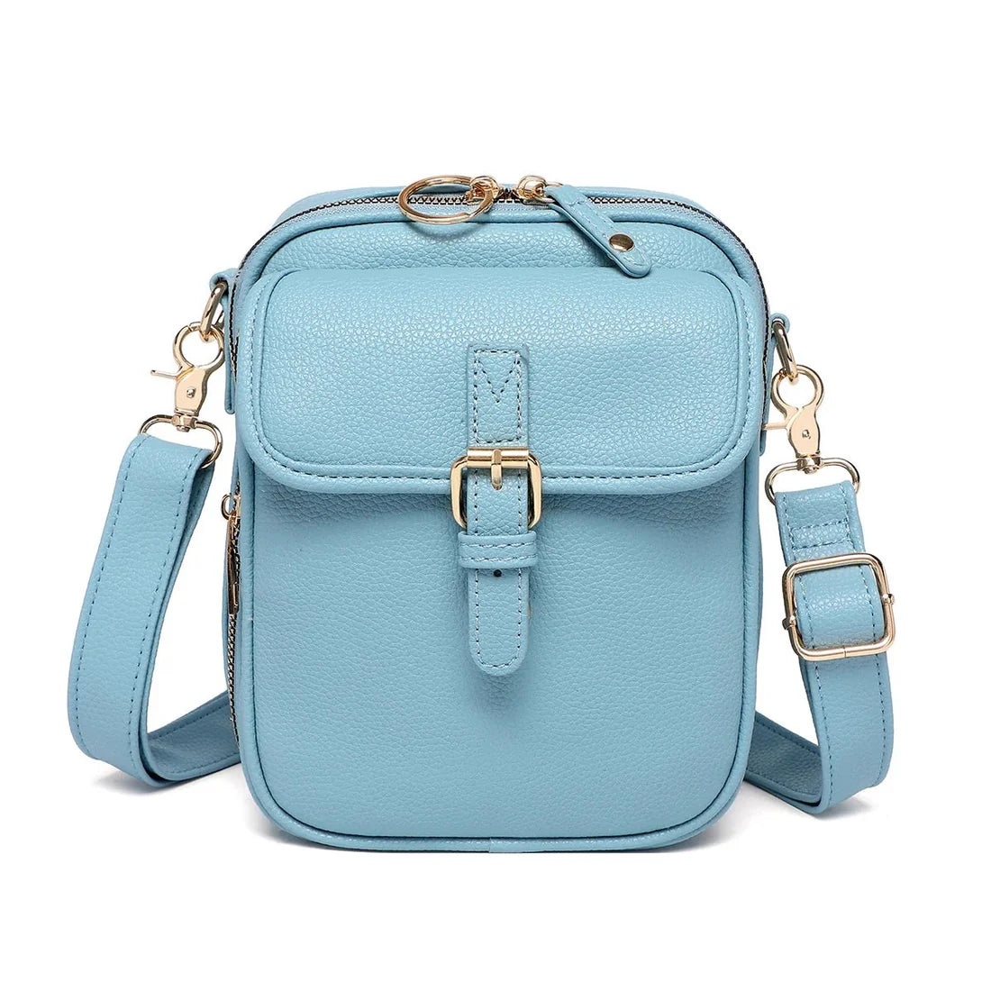 Crossbody Leather RFID Bag