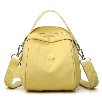 Women's Small Nylon Crossbody Purse, Water-Resistant Mini Shoulder Bag with Removable Strap,