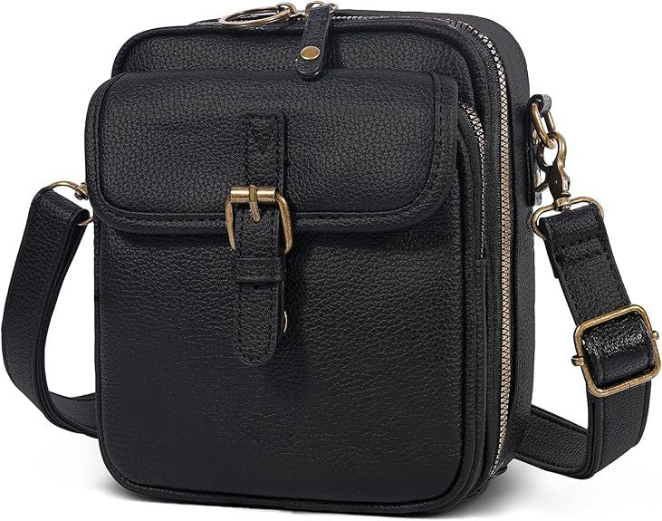 Crossbody Leather RFID Bag