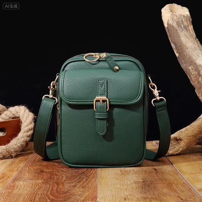 Crossbody Leather RFID Bag