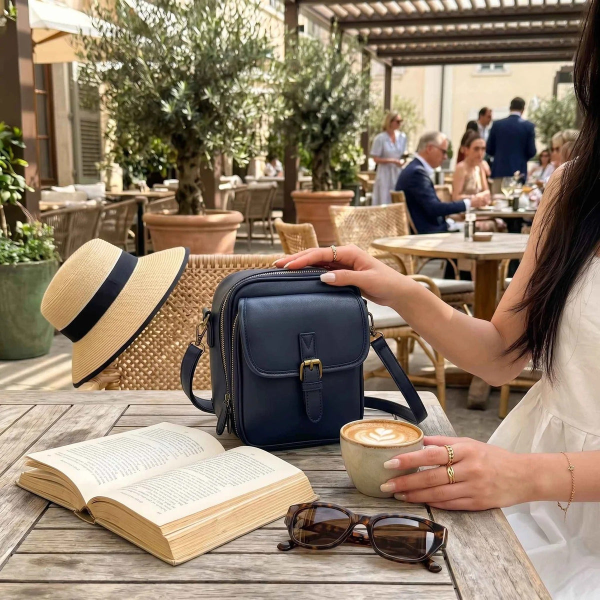 The Luxe Vegan Leather Crossbody